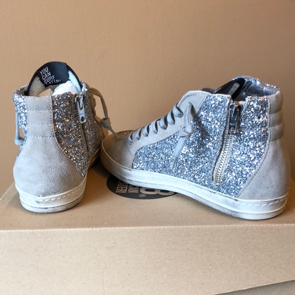 p448 skate glitter high top